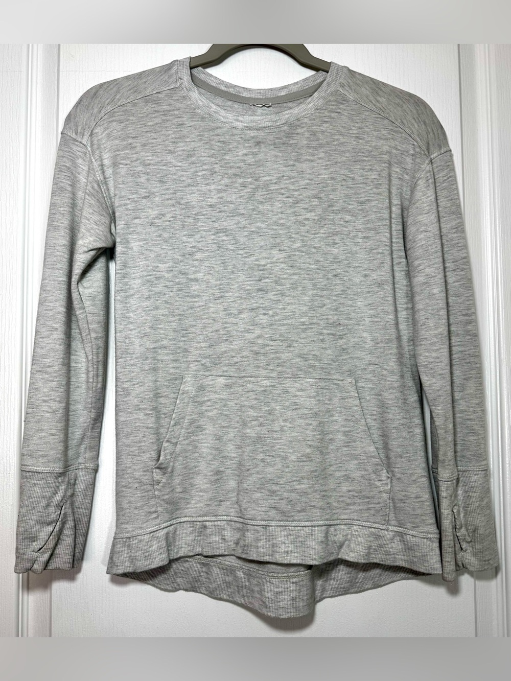 All in Motion Gray Crewneck Long sleeved Tee #1855